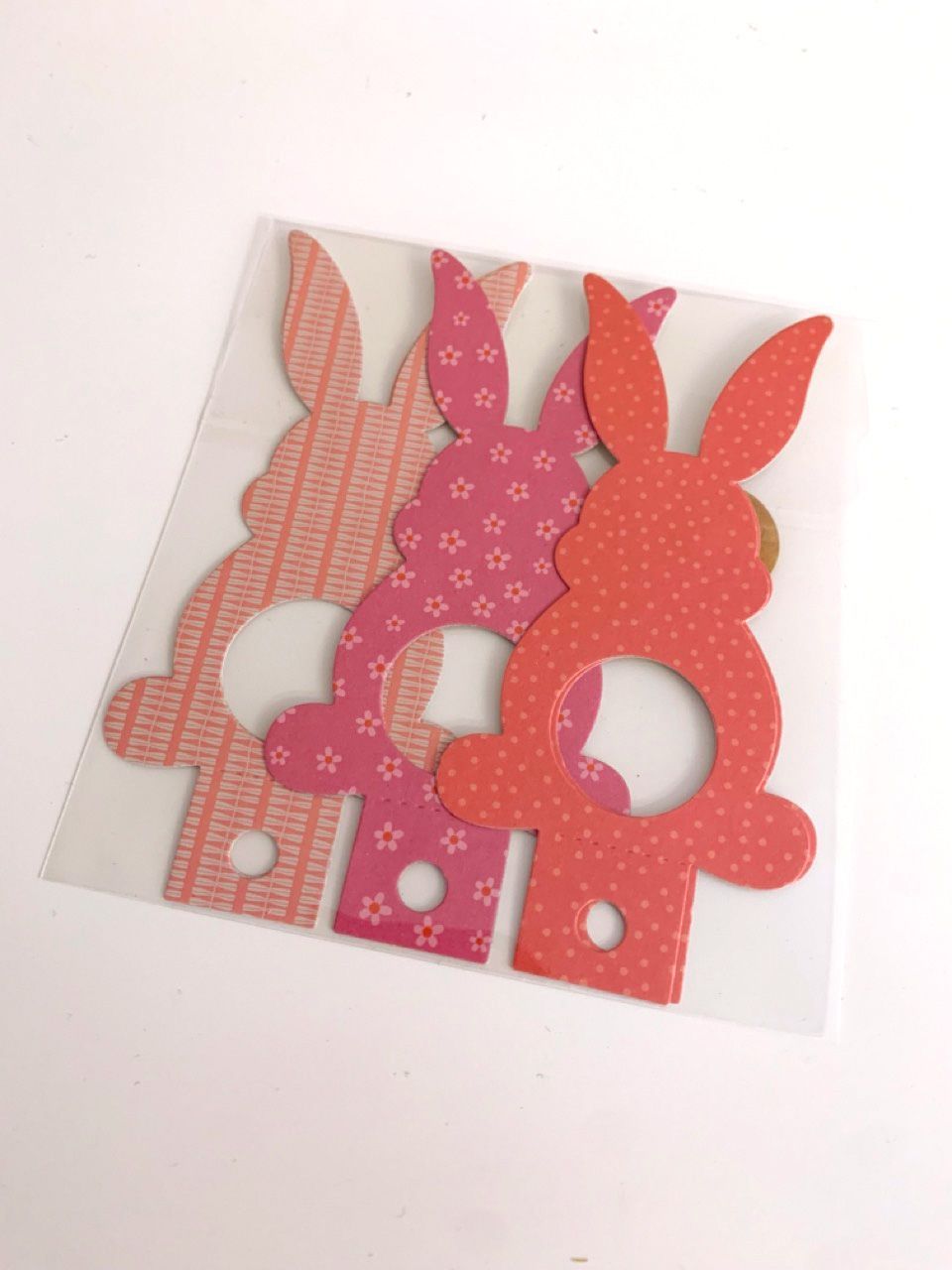 Bastelset Osterhase gestanzt verschiedene