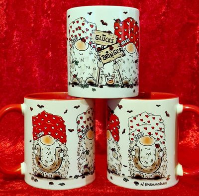 Keramiktasse Glücksbringer Keramiktasse Glücksbringer