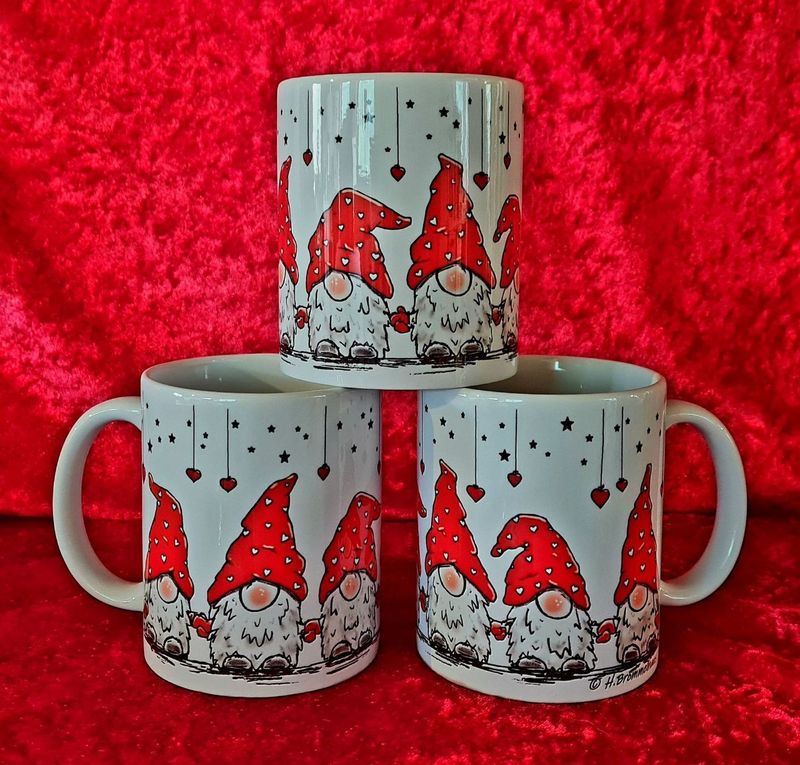 Keramiktasse Wichtelbande 6er Gruppe Keramiktasse Wichtelbande 6er Gruppe