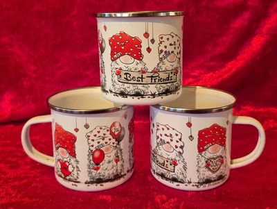 Emaille-Tasse Best Friends Emaille-Tasse Best Friends