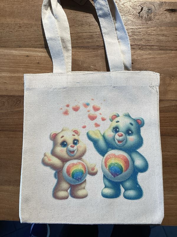 Cartoon Beutel / kleiner Jutebeutel Cartoon Beutel / kleiner Jutebeutel