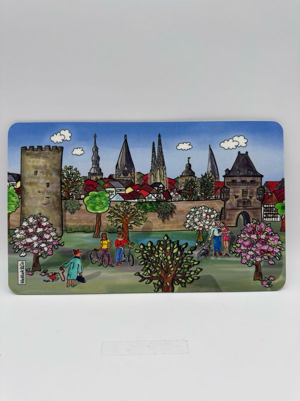 Frühstücksbrettchen Soest von Osten Frühstücksbrettchen Soest von Osten
