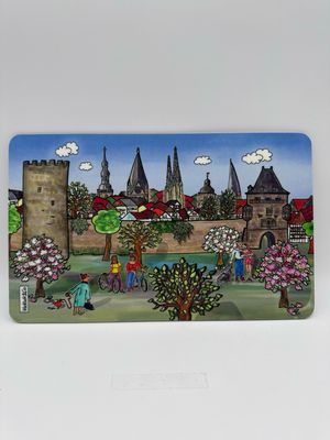 Frühstücksbrettchen Soest von Osten Frühstücksbrettchen Soest von Osten
