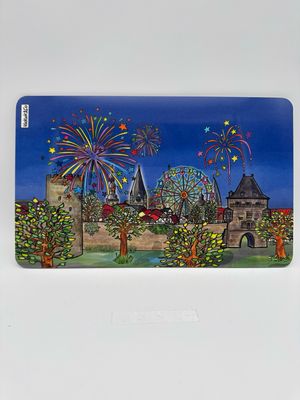 Frühstücksbrettchen Soest Kirmes Feuerwerk Frühstücksbrettchen Soest Kirmes Feuerwerk