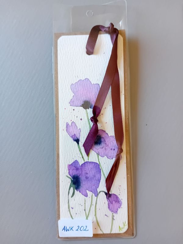 Lesezeichen Blumen Lila Lesezeichen Blumen Lila