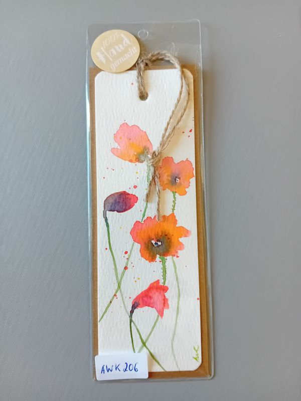 Lesezeichen Blumen Rot Orange Lila Lesezeichen Blumen Rot Orange Lila