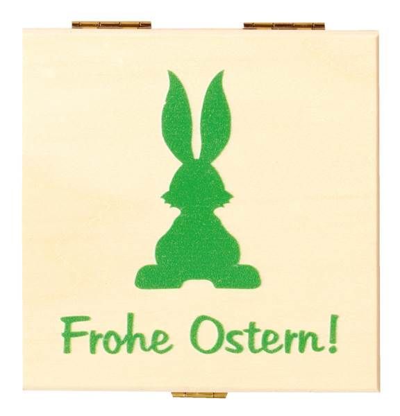 Holzkiste Frohe Ostern Holzkiste Frohe Ostern