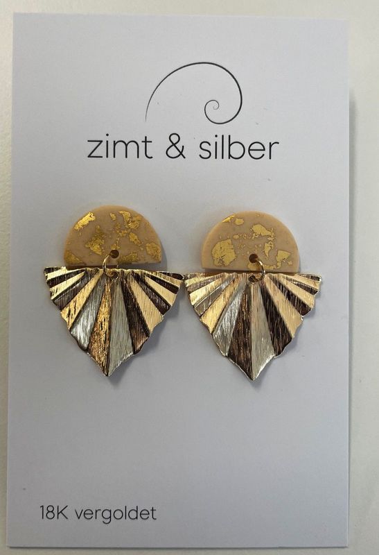 Ohrringe Ohrringe "Oro", 18K vergoldet