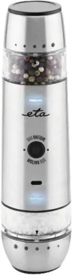 Eta MOLINO DUO Edelstahl Elektrische Salz-/Pfeffermühle Eta MOLINO DUO Edelstahl Elektrische Salz-/Pfeffermühle