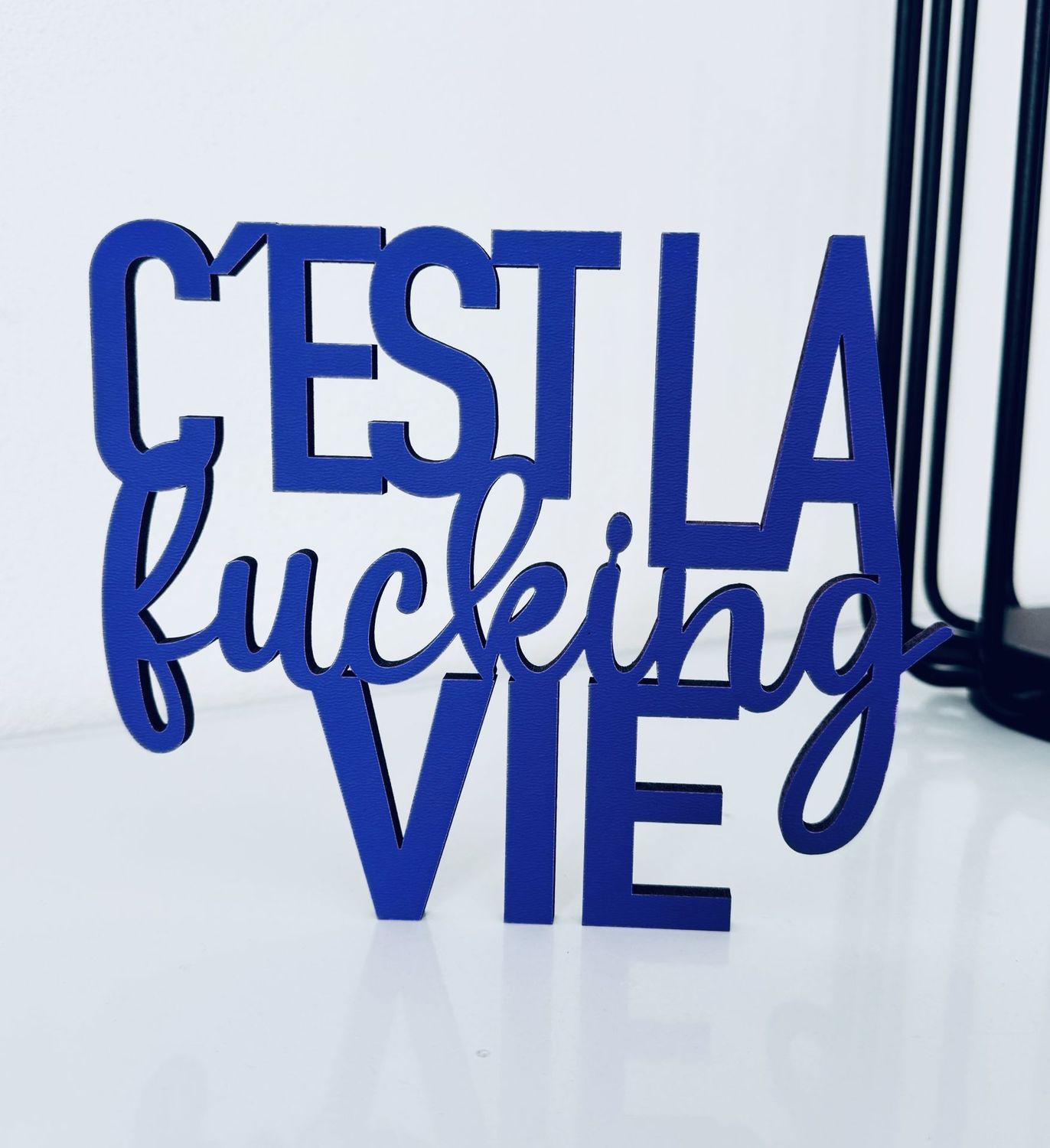Schriftzug "C´EST La fucking VIE"