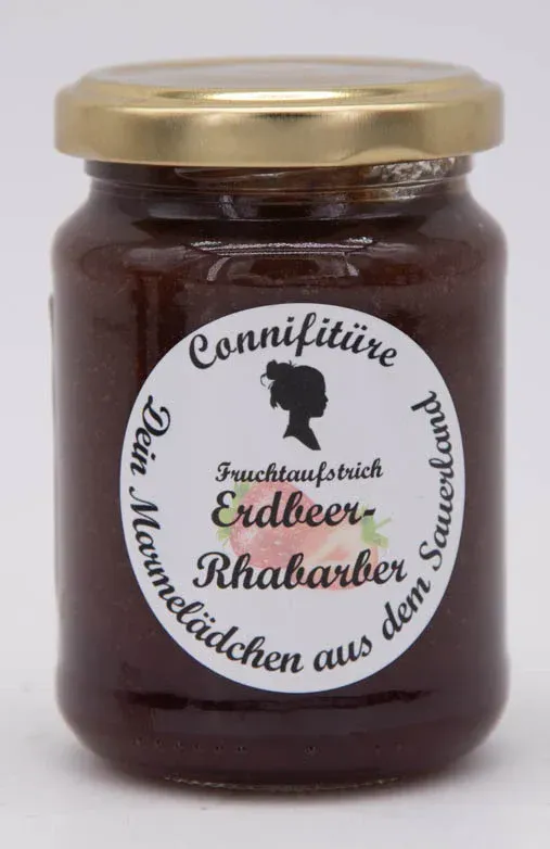 Fruchtaufstrich Gelee - Erdbeer Rhabarber Fruchtaufstrich Gelee - Erdbeer Rhabarber