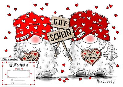 Postkarte "Gutschein"