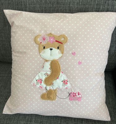 Kissen Bärenmädchen Kissen Bärenmädchen