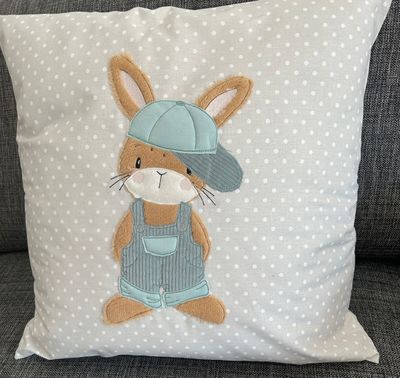 Kissen Hasenjunge Kissen Hasenjunge