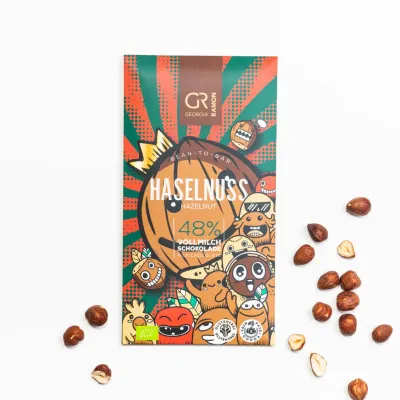 Georgia Ramon Bio Haselnuss Vollmilch 48 % Georgia Ramon Bio Haselnuss Vollmilch 48 %