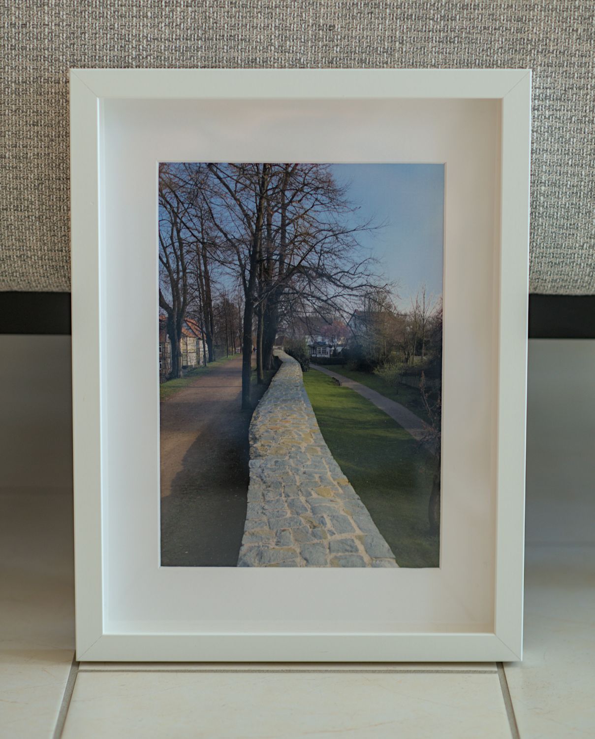 Bild 32x42cm mit weißem Rahmen