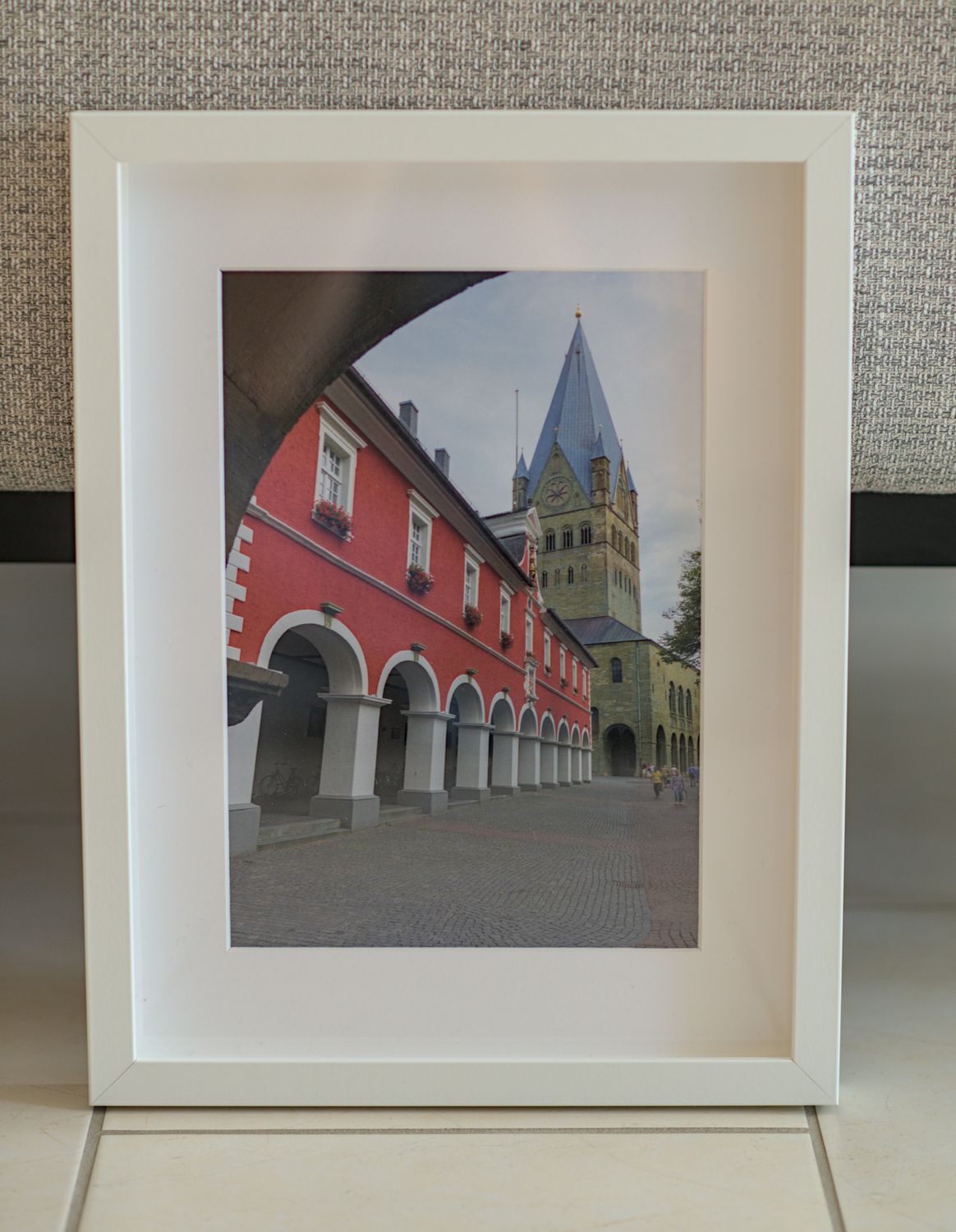 Bild 32x42cm mit weißem Rahmen