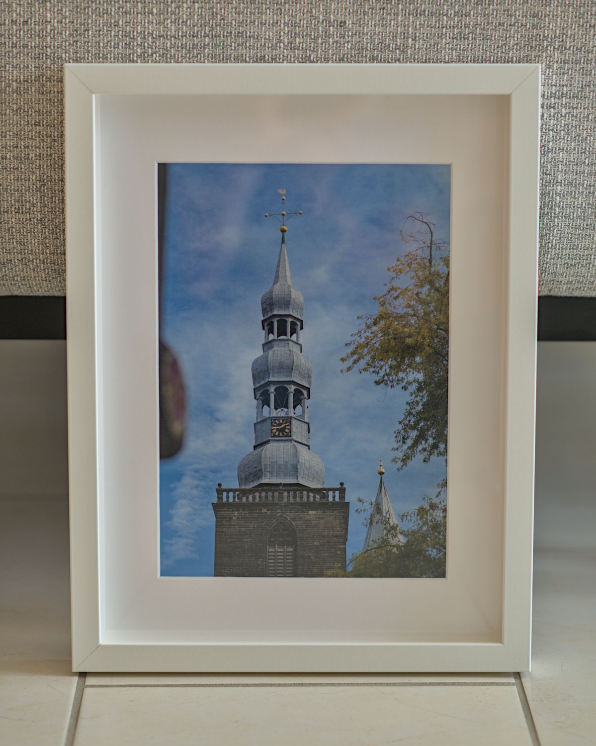 Bild 32x42cm mit weißem Rahmen