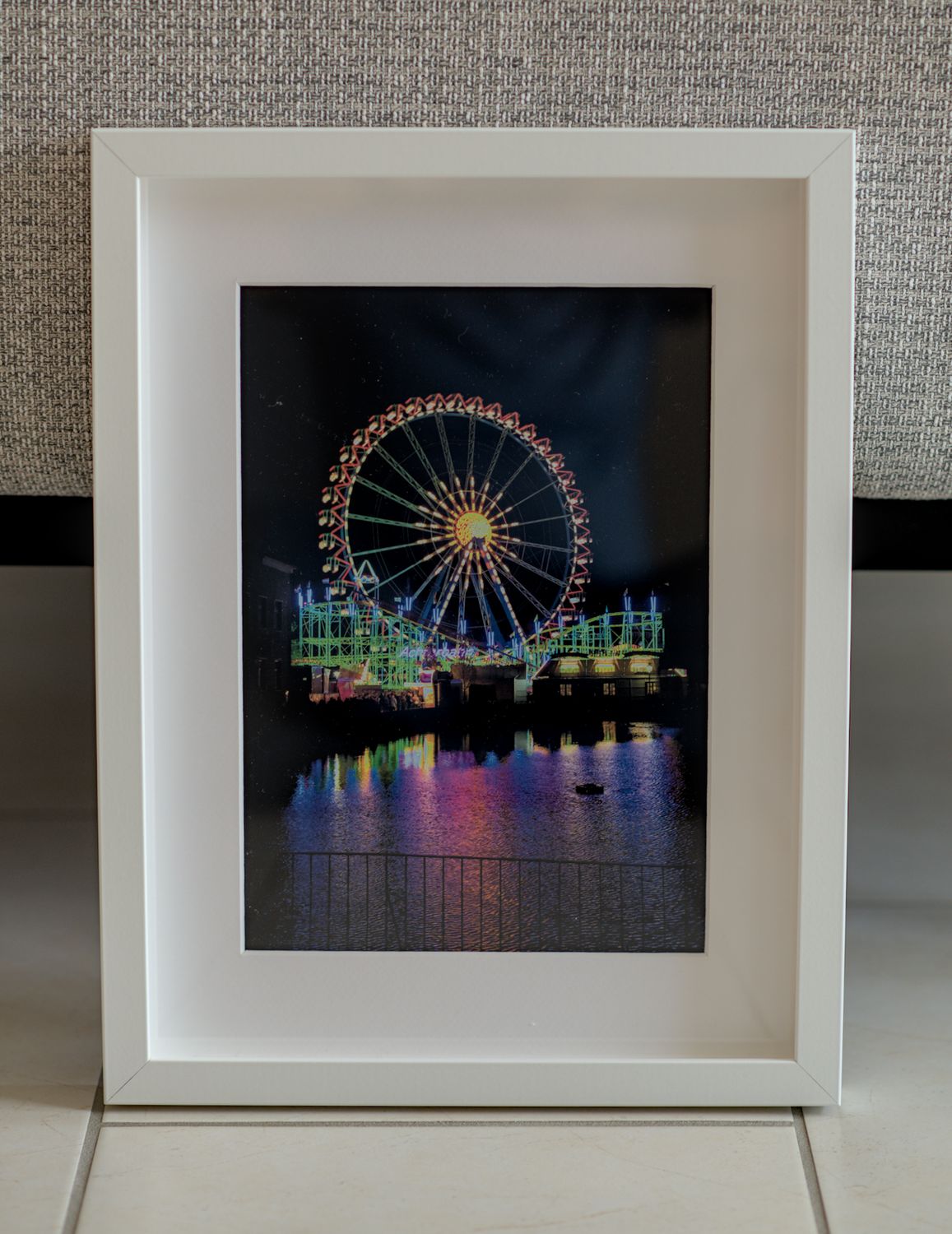 Bild 32x42cm mit weißem Rahmen