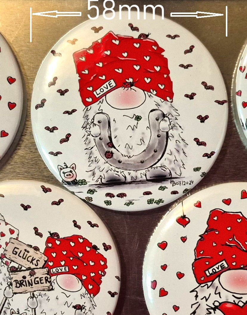 Magnete verschiedene mit Wichteln