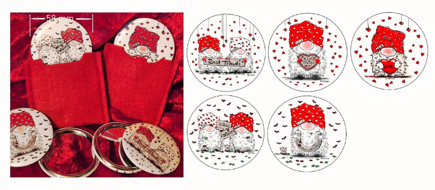 Personalisiertes Taschenspiegel-Geschenk Für Schwägerin – Mit Liebevoller Gravur, Doppelseitig (klare & 2x Vergrößerung)