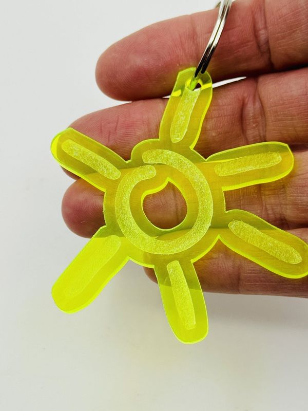 Grömitz Sonne Schlüssel- u. Taschenanhänger