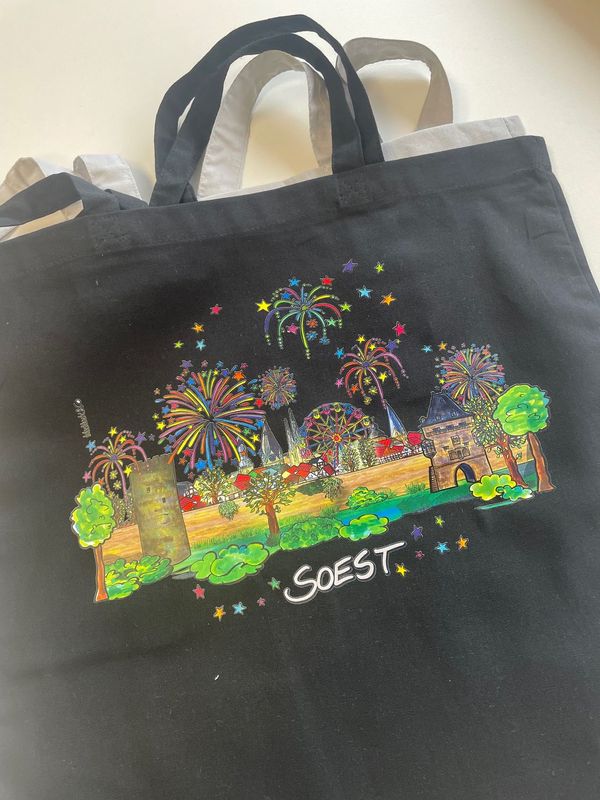 Jutebeutel Großmotiv