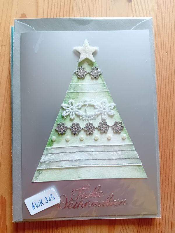 Grußkarte mit einem Weihnachtsbaum