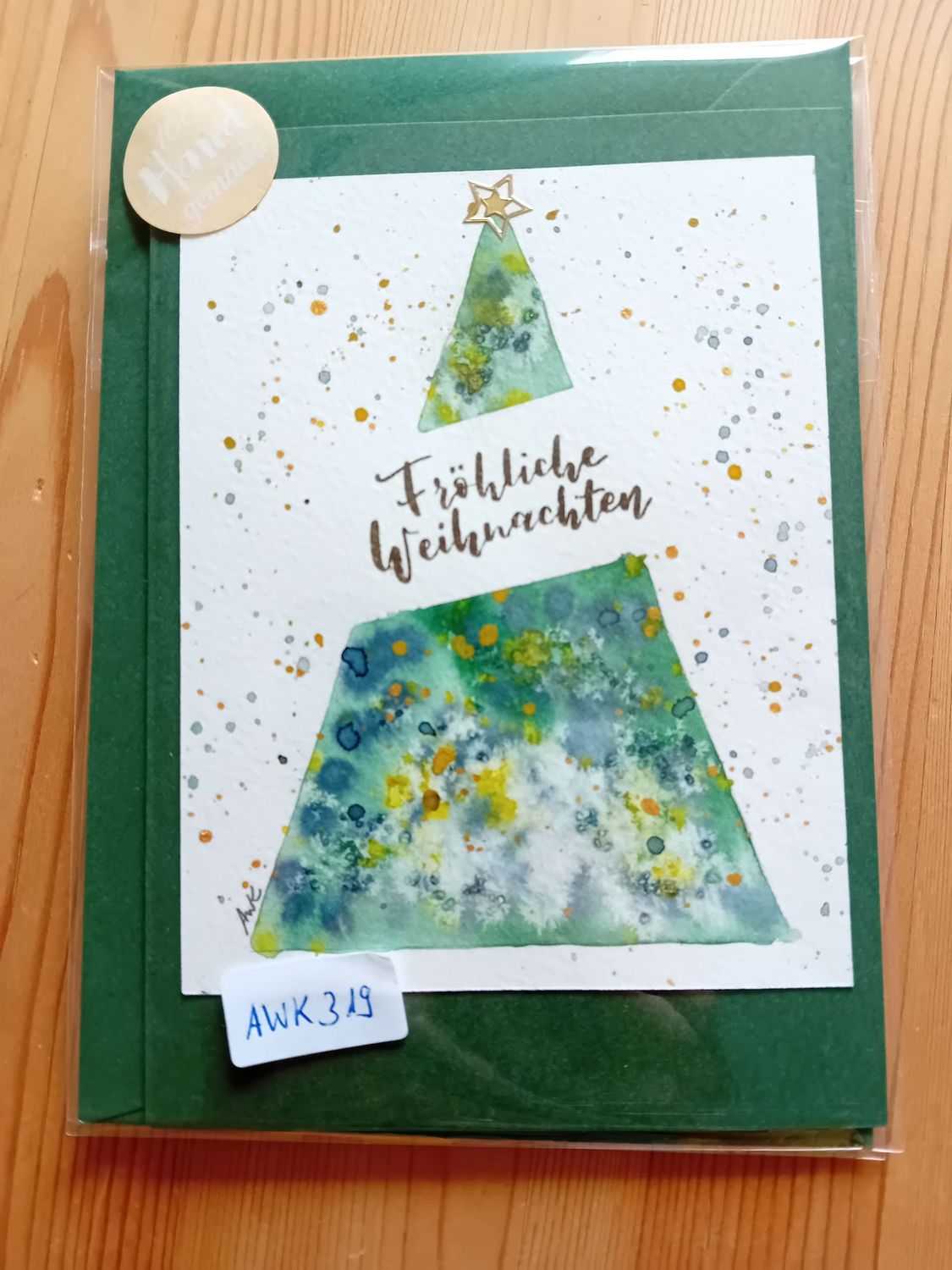 Grußkarte Fröhliche Weihnachten