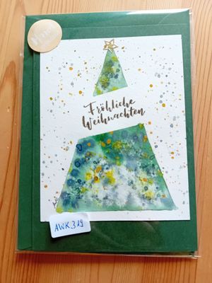 Grußkarte Fröhliche Weihnachten