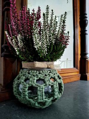 Windlicht / Vase Rund - verschiedene Farben