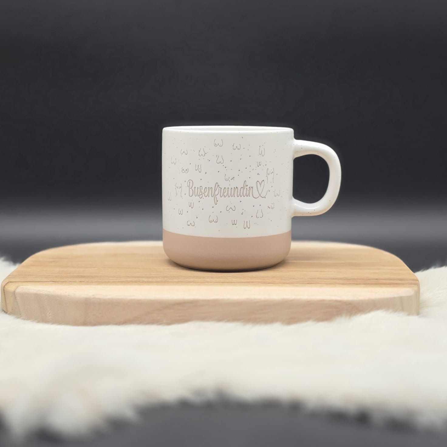 Keramiktasse Keramiktasse "Busenfreundin"