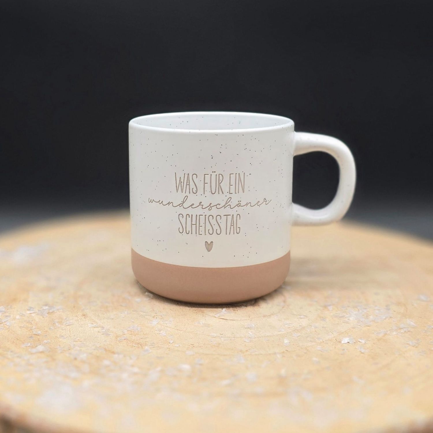 Keramiktasse "Scheisstag"