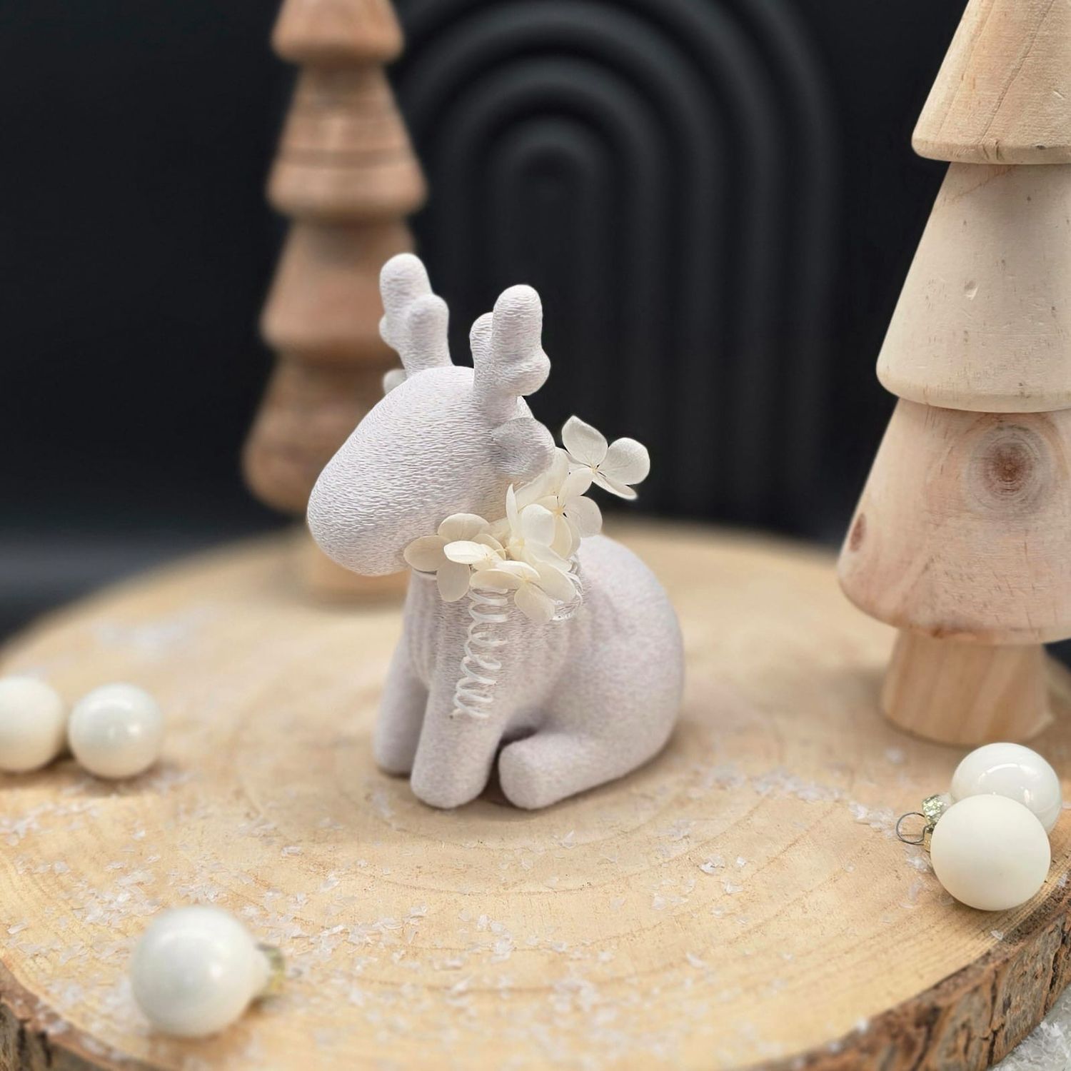 Weihnachtselche in beige