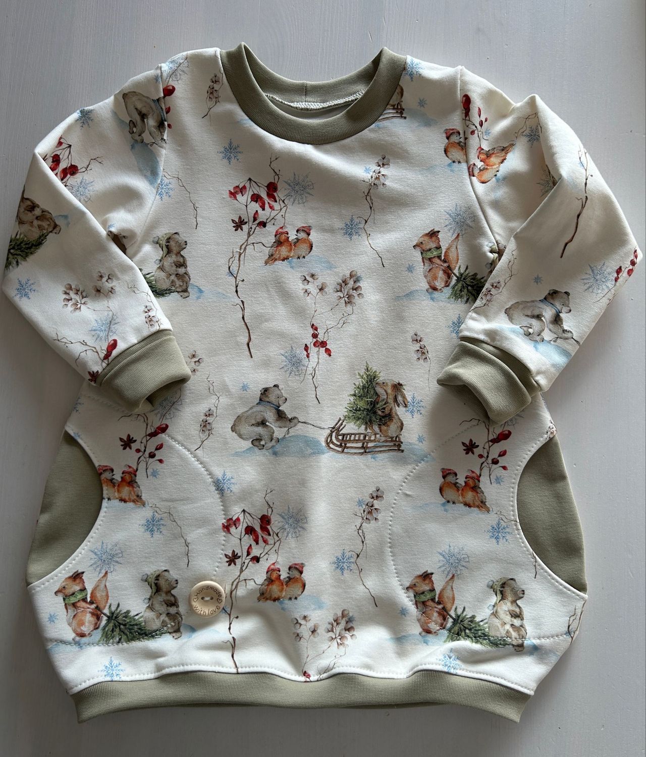 Kinder Kleid-Tunika Größe 92