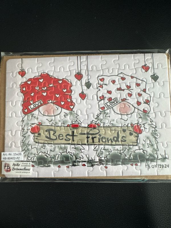 Puzzle - Wichtel Puzzle - Wichtel "Best Friends"