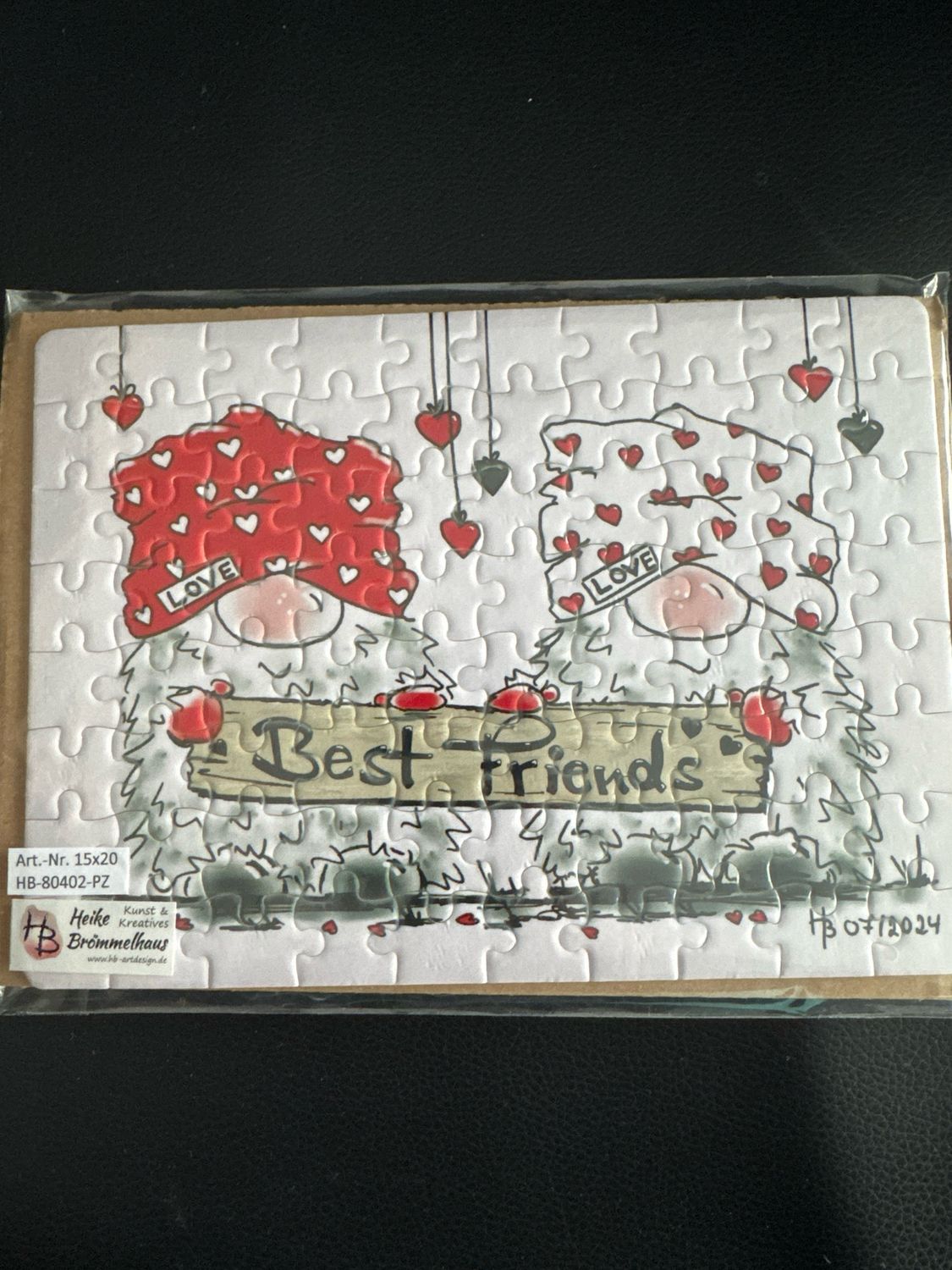 Puzzle -  Wichtel "Best Friends"