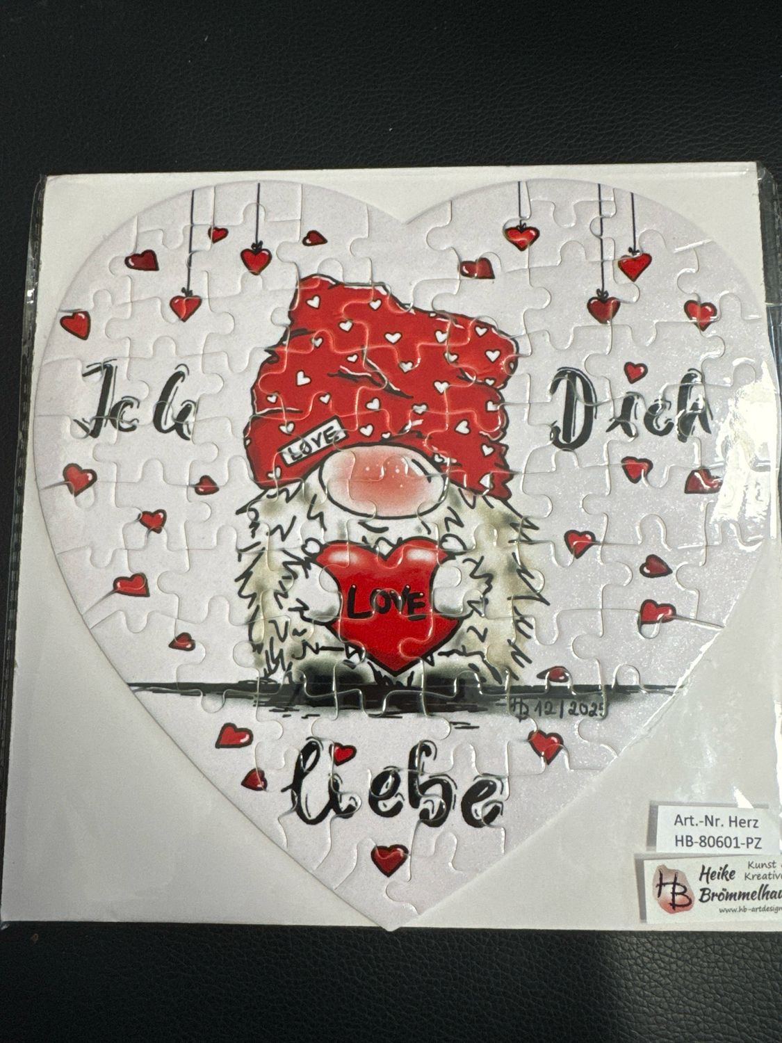 Puzzle -  Wichtel -Ich liebe dich