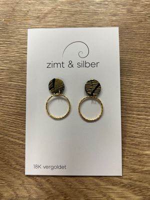 Ohrringe "Rivka",  18K vergoldet