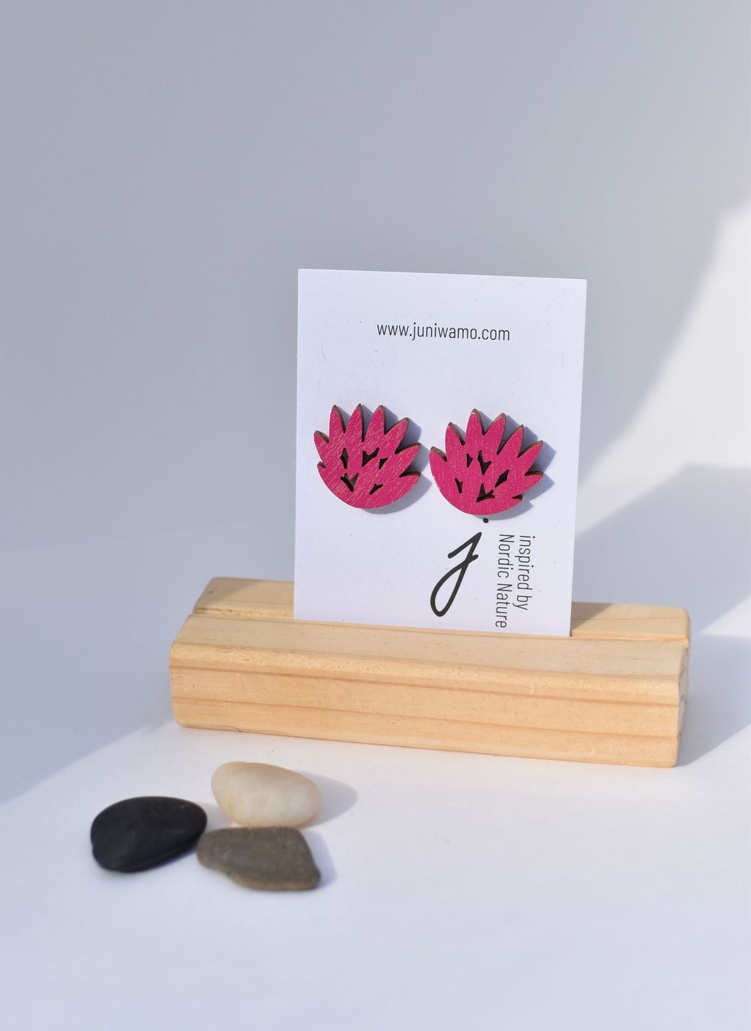 Ohrstecker Kleeblüte, pink Ohrstecker Kleeblüte, pink