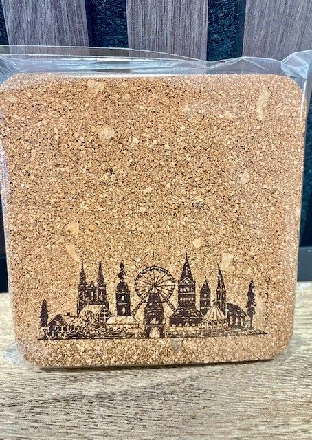 Untersetzer aus Kork 6tlg.