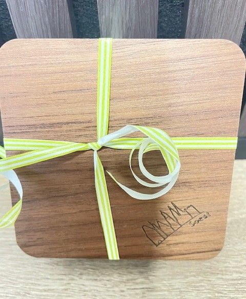 Untersetzer aus Holz 6tlg.