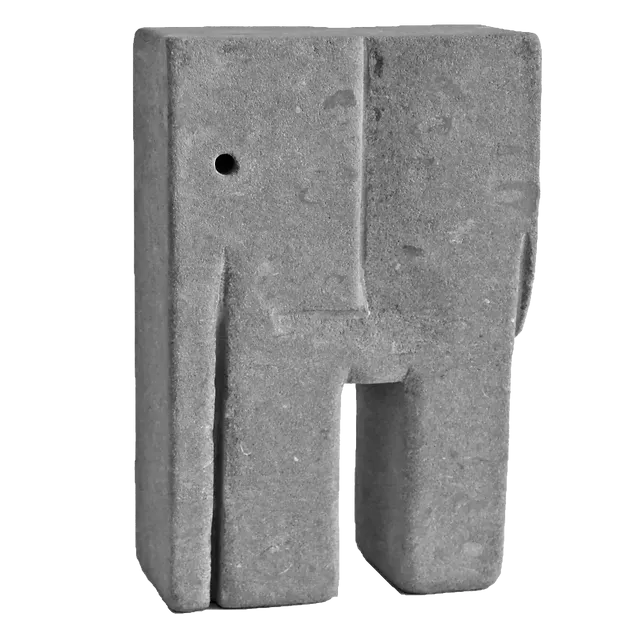 Elefantöse Buchstütze