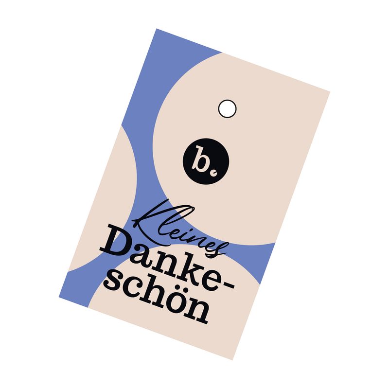 Kleines Dankeschön - Geschenkanhänger