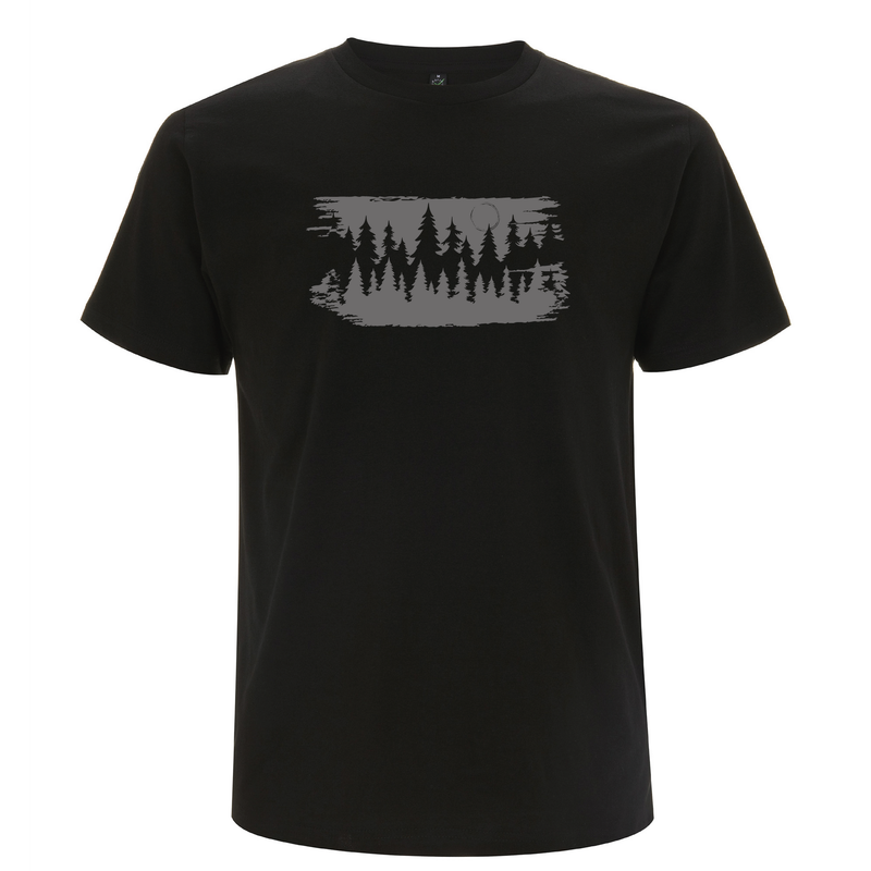 T-Shirt Unisex "Dunkler Wald" - Bio-Baumwolle, Fairwear