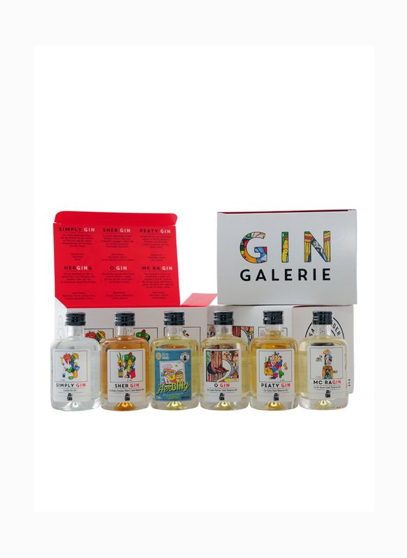 Gin Galerie - 6er Gin Set zum Testen Gin Galerie - 6er Gin Set zum Testen