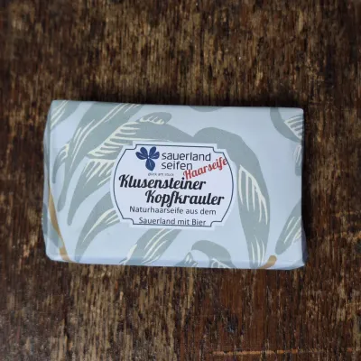 Klusensteiner Kopfkrauler Bierhaarseife