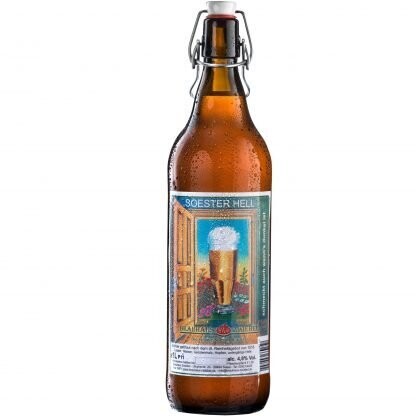 Soester Hell Bier 1 Liter Bügelflasche
