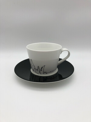 Kaffeetasse mit Untertasse Kaffeetasse mit Untertasse