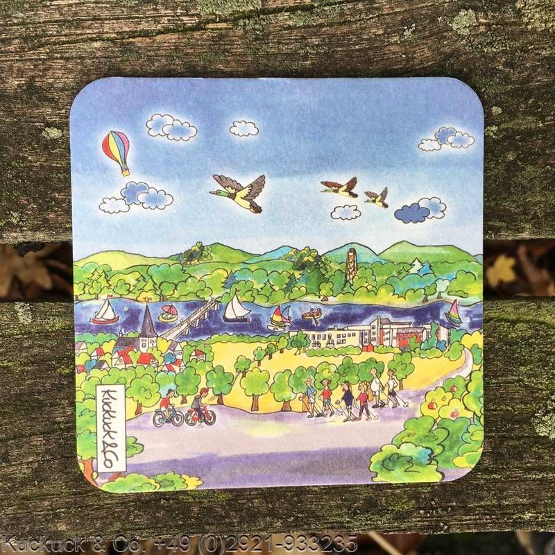 Bierdeckel Möhnesee Motiv